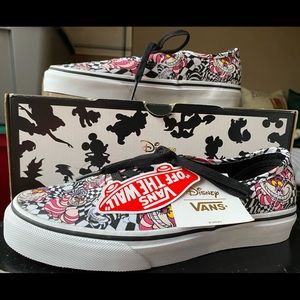 Rare Disney x Vans Authentic Alice in Wonderland (Cheshire Cat) women sz 7.5 NWT